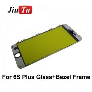 Wholesale Price China Glass Separator Machine -
    Jiutu 20Pcs Cold Press OEM Outer Glass With Middle Frame Bezel For iPhone 8P 8 7 7P 6 6S 6SP Pre-Assembled Refurbishing Parts – Jiutu