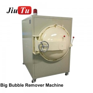 Good Wholesale Vendors Air Bubble Remover -
 Jiutu OCA COF SCA Large Debubble Remover Machine 600x900mm For ATM Screen Face Recognition Sensitive Touch Glass Bonding – Jiutu