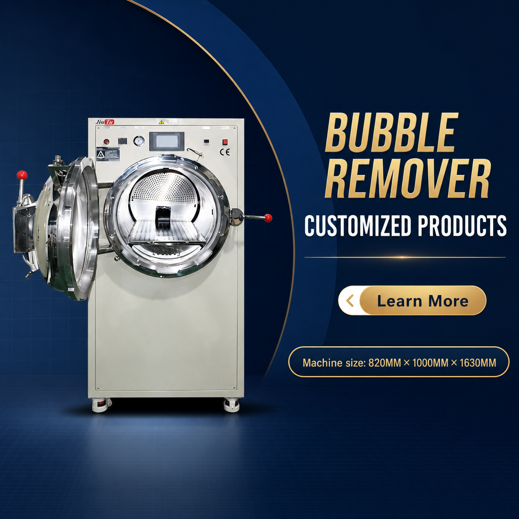 500×800mm Stainless Steel Automatic Vacuum Defoaming Machine for OCA/SCA Optical Bonding