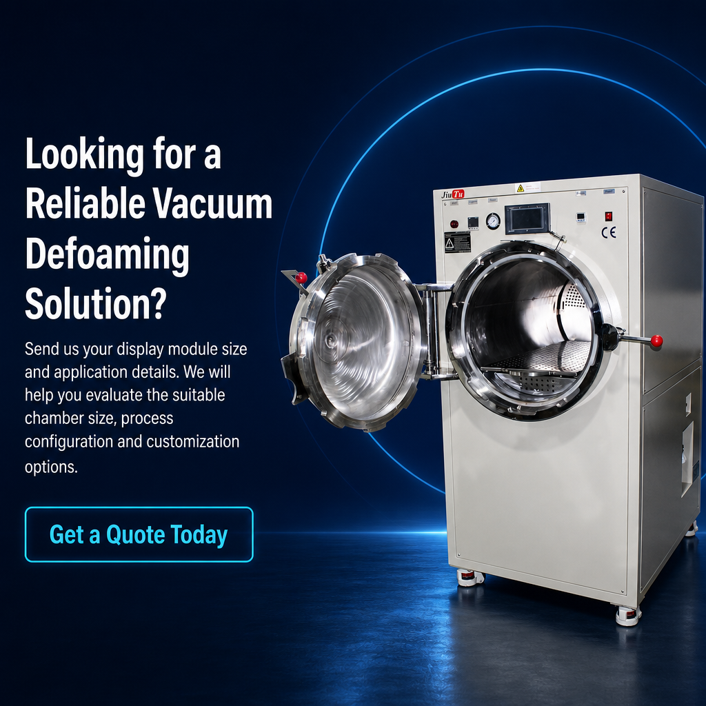 500×800mm Stainless Steel Automatic Vacuum Defoaming Machine for OCA/SCA Optical Bonding