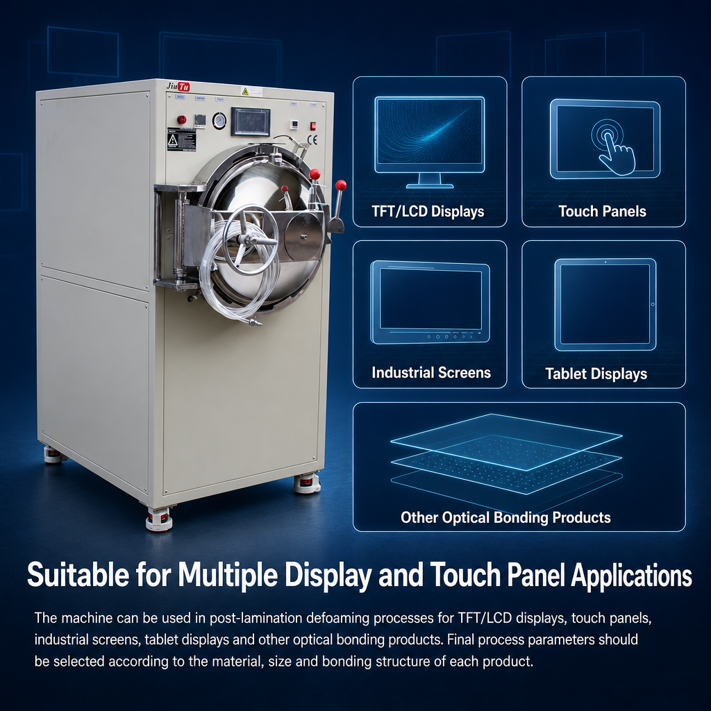 500×800mm Stainless Steel Automatic Vacuum Defoaming Machine for OCA/SCA Optical Bonding