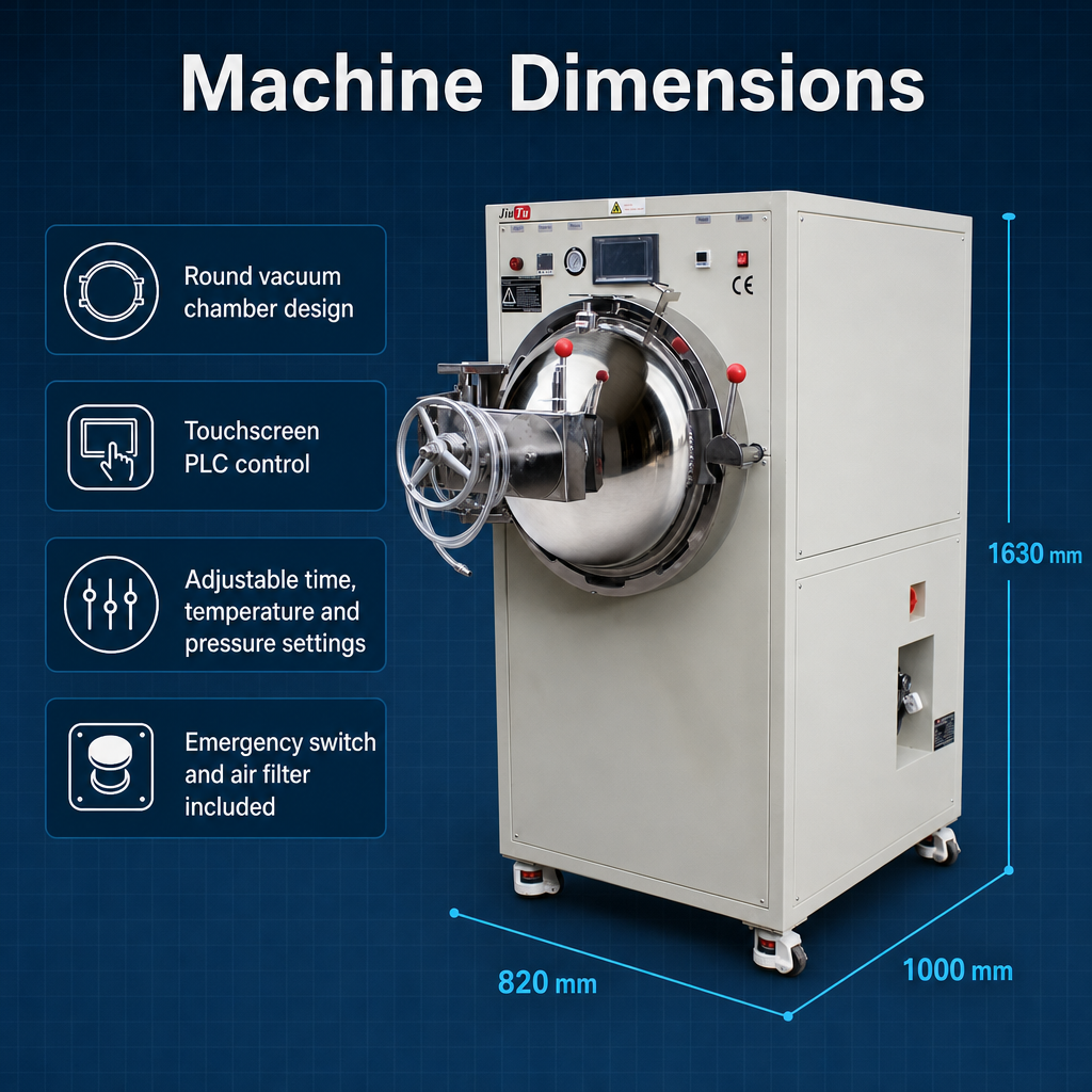 500×800mm Stainless Steel Automatic Vacuum Defoaming Machine for OCA/SCA Optical Bonding
