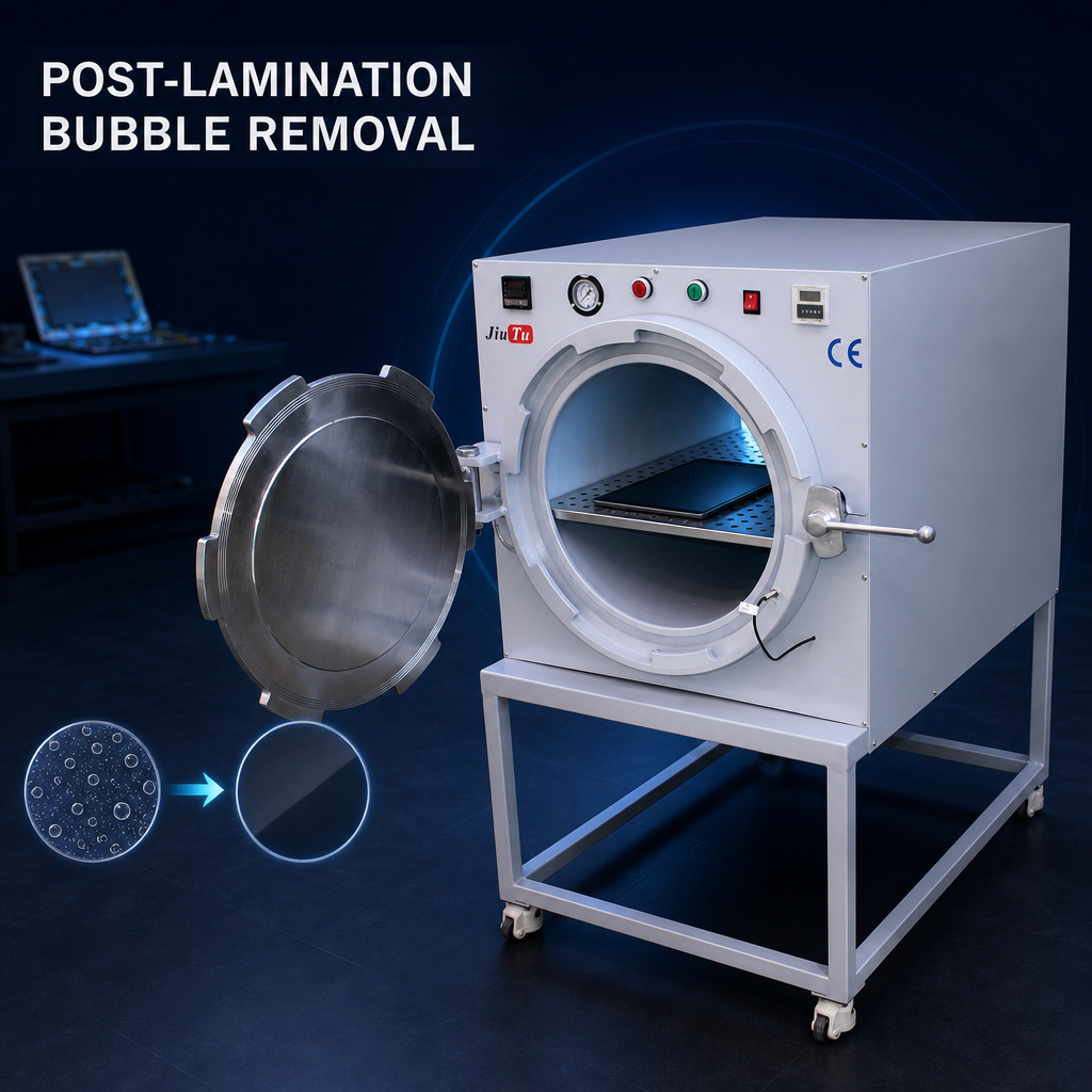 400×700 OCA Bubble Remover Machine with Mobile Stand