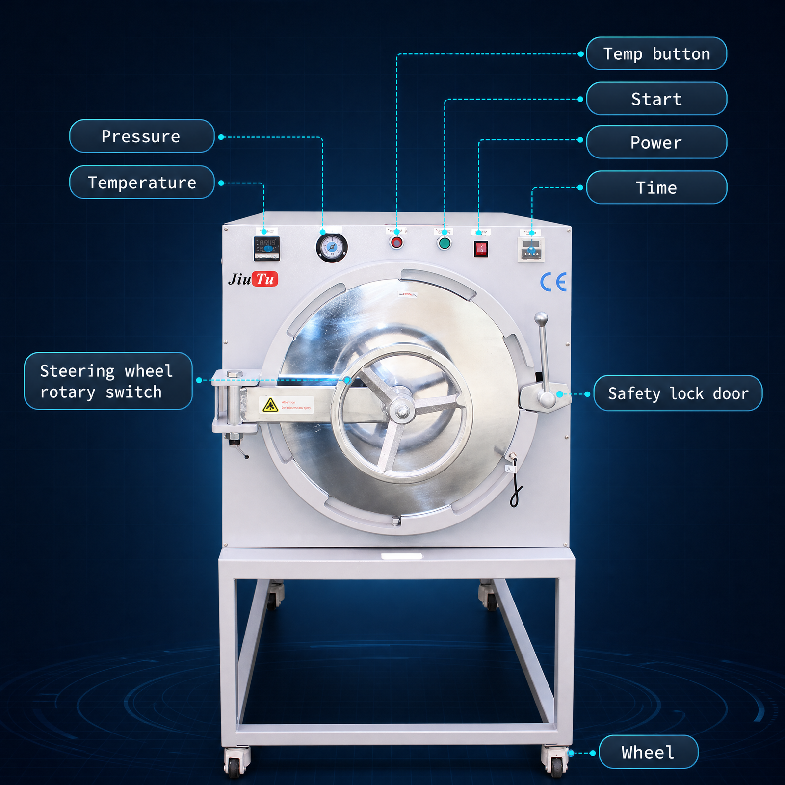 400×700 OCA Bubble Remover Machine with Mobile Stand