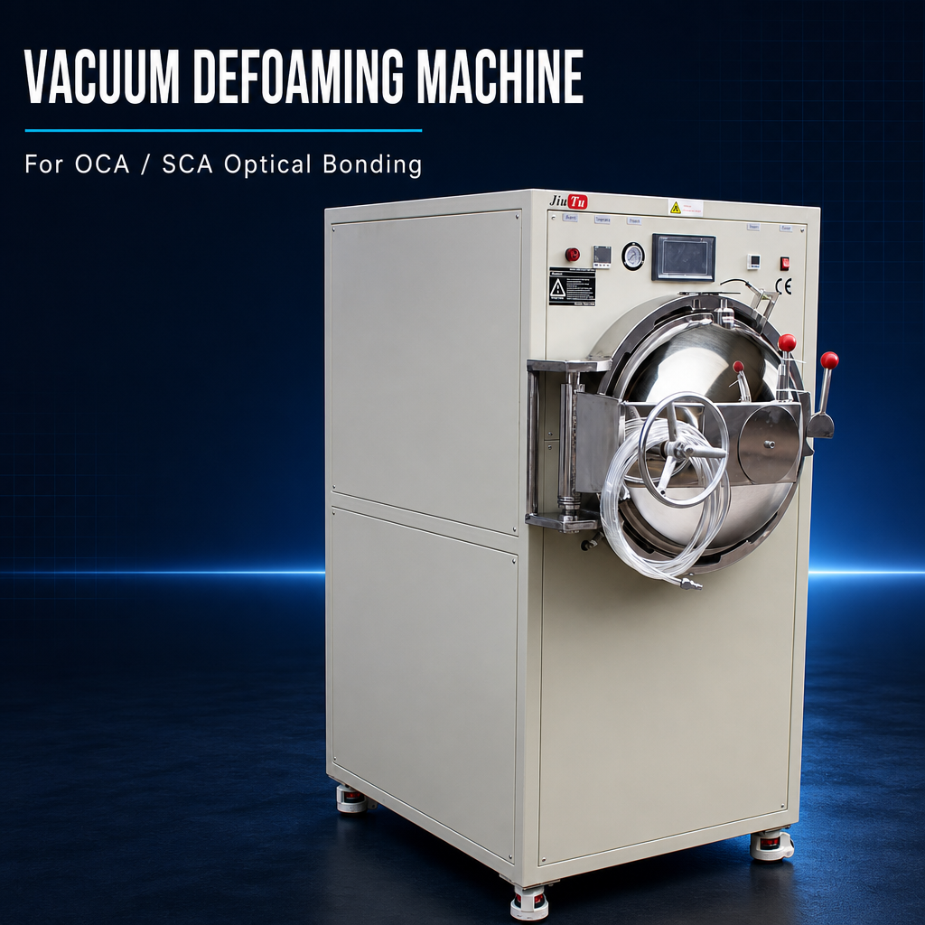 500×800mm Stainless Steel Automatic Vacuum Defoaming Machine for OCA/SCA Optical Bonding