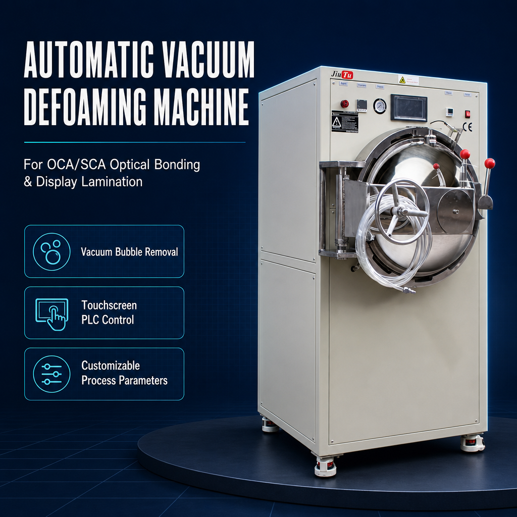 500×800mm Stainless Steel Automatic Vacuum Defoaming Machine