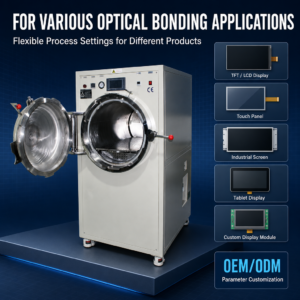 500×800mm Stainless Steel Automatic Vacuum Defoaming Machine for OCA/SCA Optical Bonding