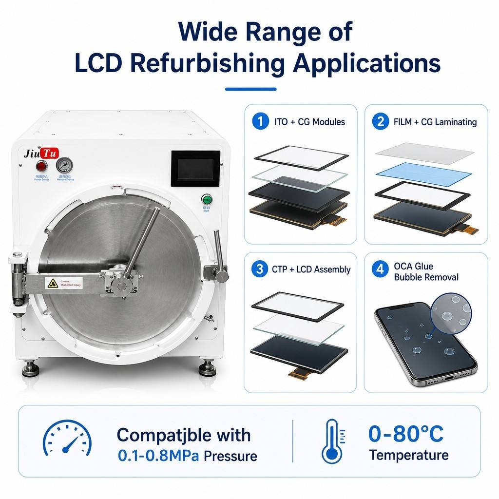 3、Compatible with OCA, SCA and Optical Bonding Adhesives