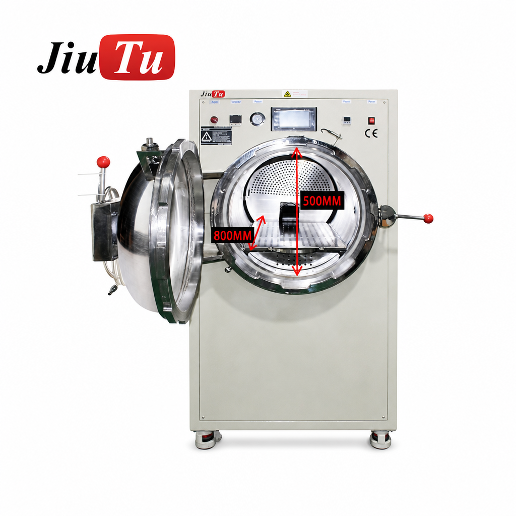 500×800mm Stainless Steel Automatic Vacuum Defoaming Machine for OCA/SCA Optical Bonding