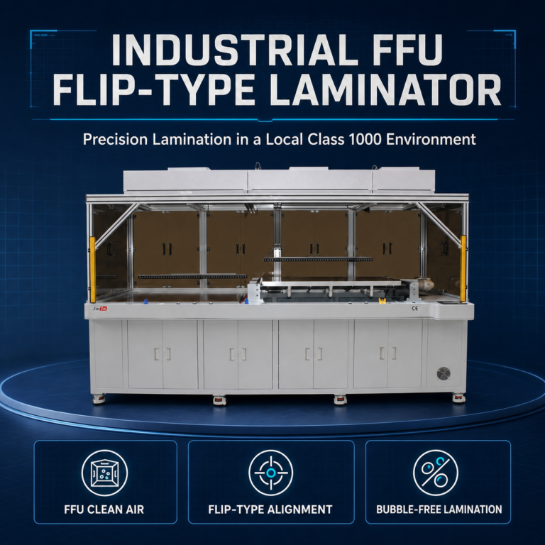 700×1200 Industrial FFU Flip-Type Film Laminating Machine