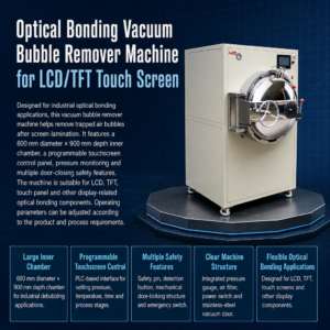 600×900mm Stainless Steel Optical Bonding Vacuum Bubble Remover Machine