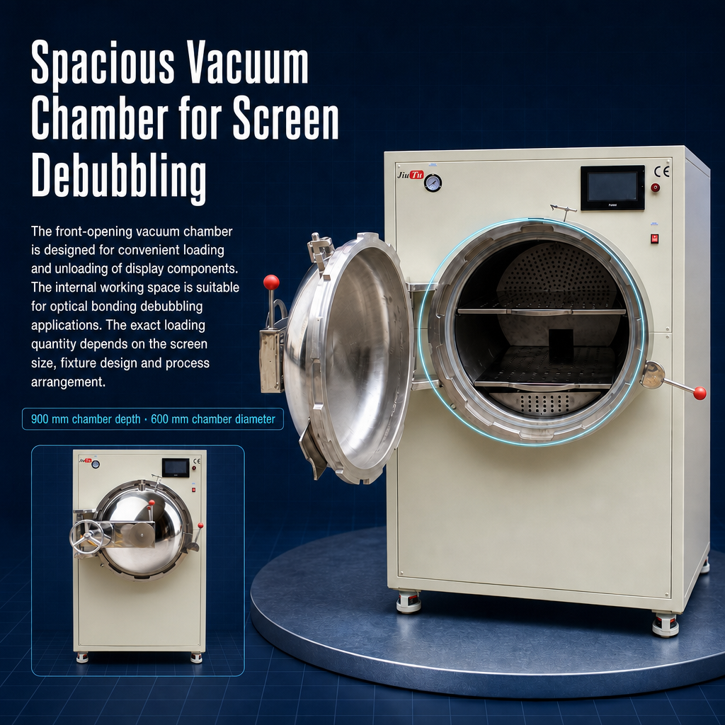 600×900mm Stainless Steel Optical Bonding Vacuum Bubble Remover Machine