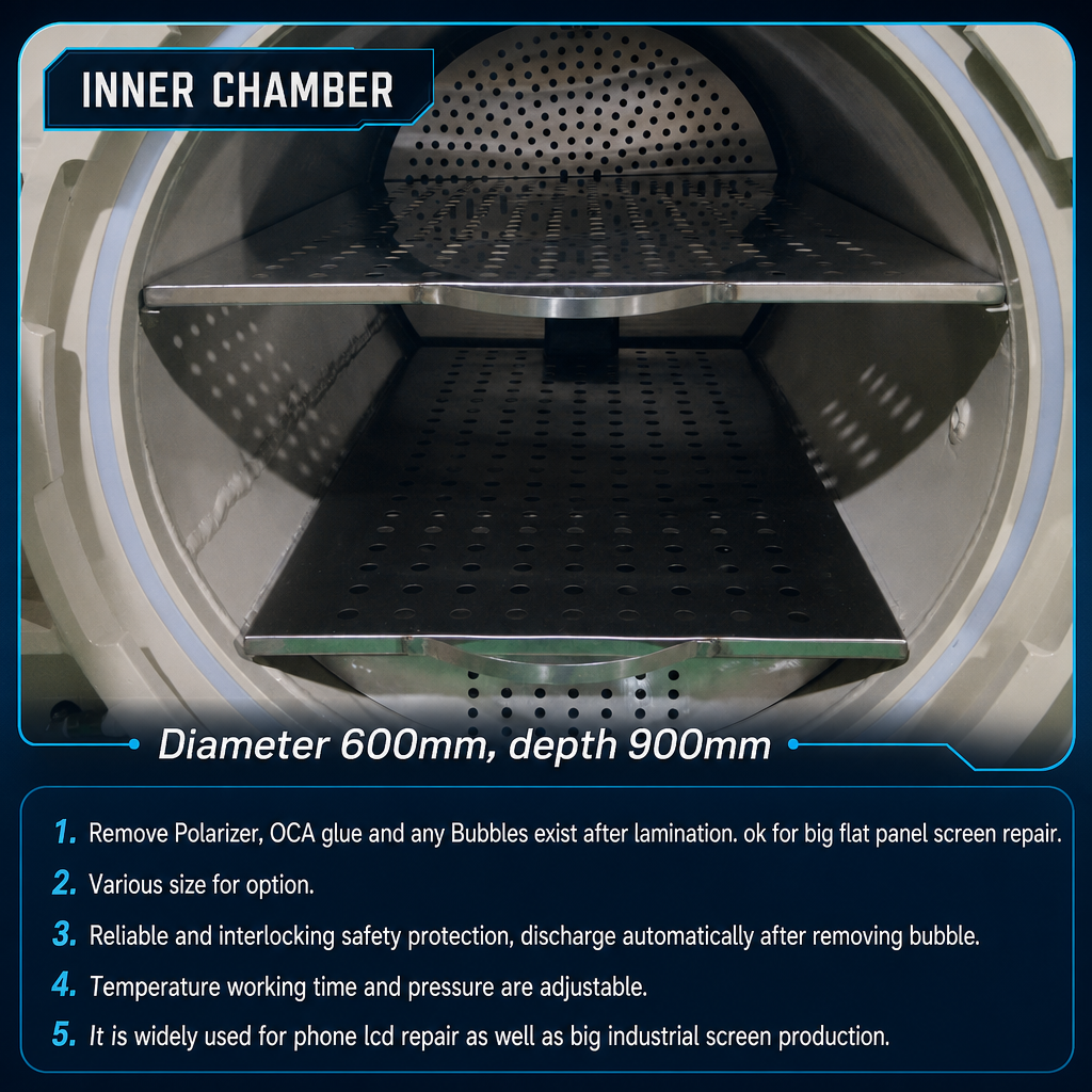 600×900mm Carbon Steel Bubble Remover Machine