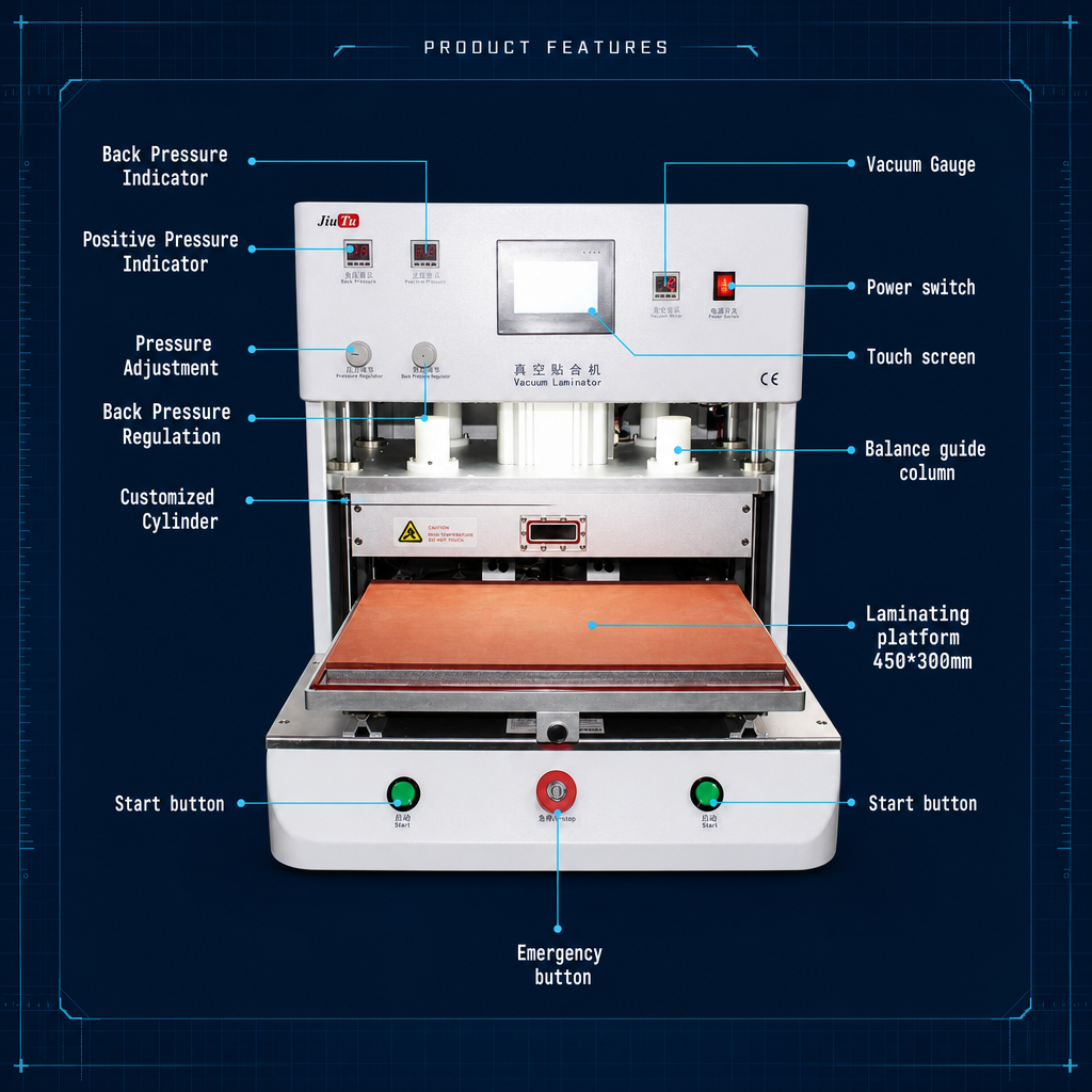 21inch vacuum laminating machine