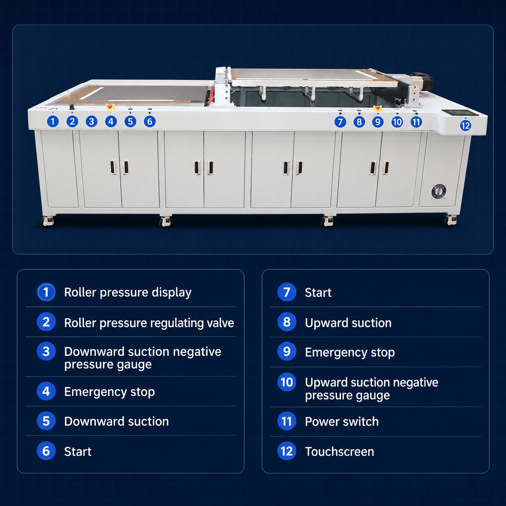 The 700×1200 Film Laminating Machine (Model 9TU-M048A)