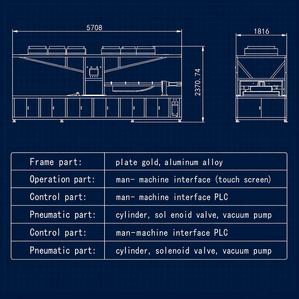 The 1200×1800 OCA/SCA Film Laminating Machine
