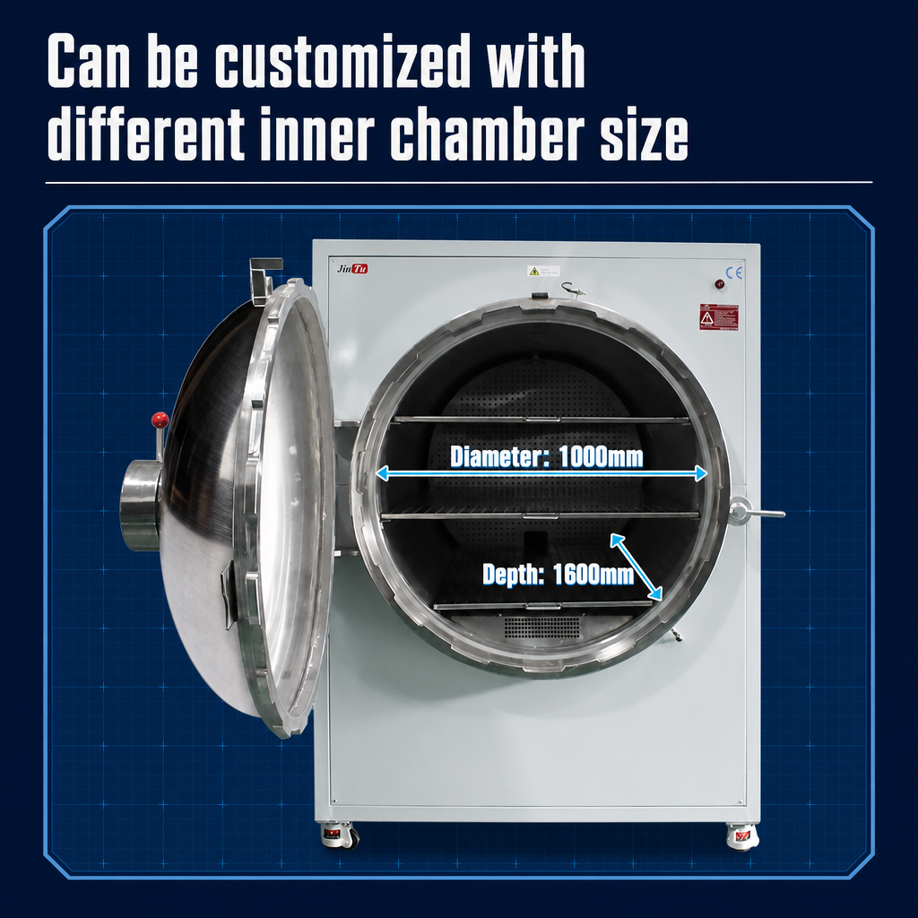 1000 mm Bore × 1600 mm Stainless Steel Bubble Remover Machine