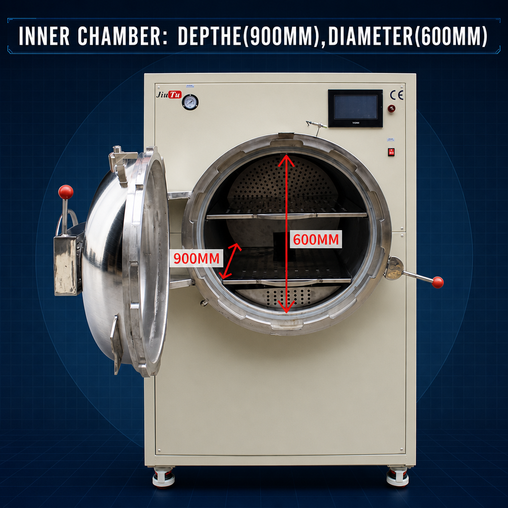600×900mm Stainless Steel Optical Bonding Vacuum Bubble Remover Machine
