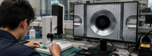 HDMI microscope setup flow for large-screen inspection