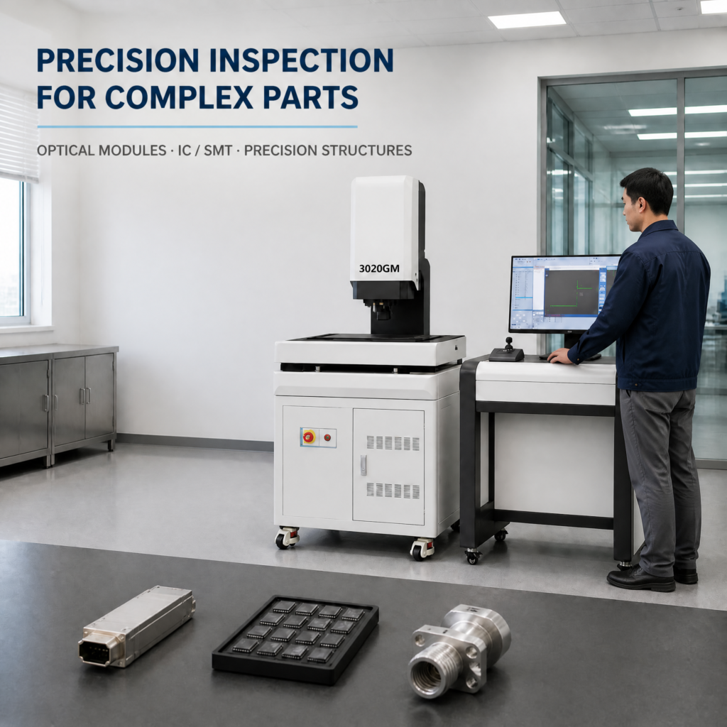 Three-dimensional composite imaging measuring instrument