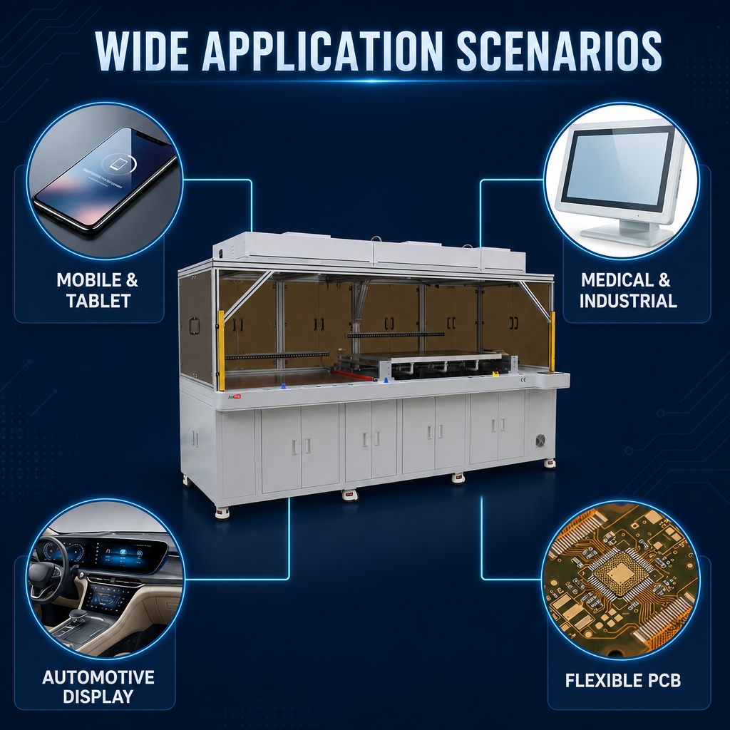700×1200 Industrial FFU Flip-Type Film Laminating Machine