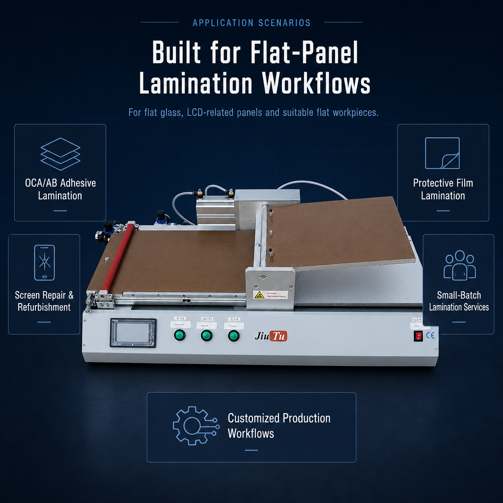 The 300×400 Flip-Plate Lower Roller Film Laminating Machine