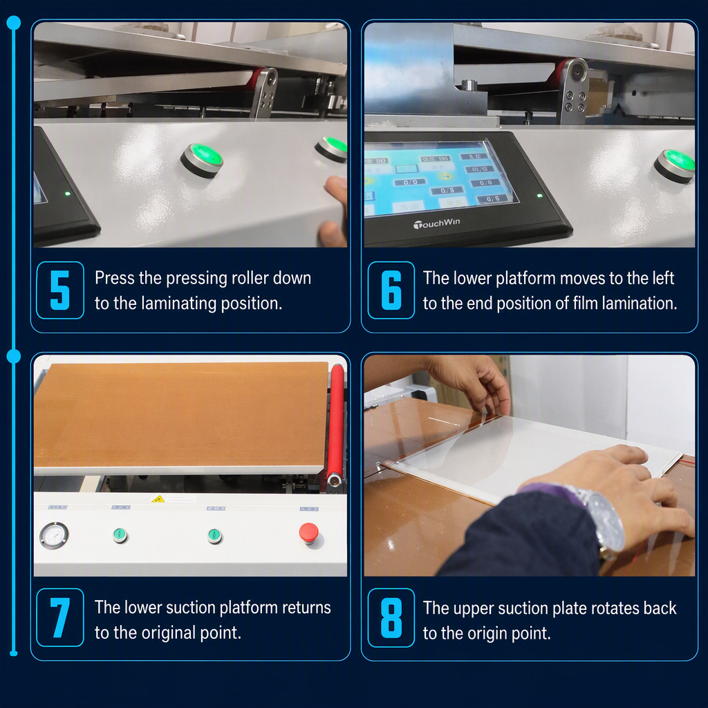 The 400×600 OCA/SCA Film Laminating Machine
