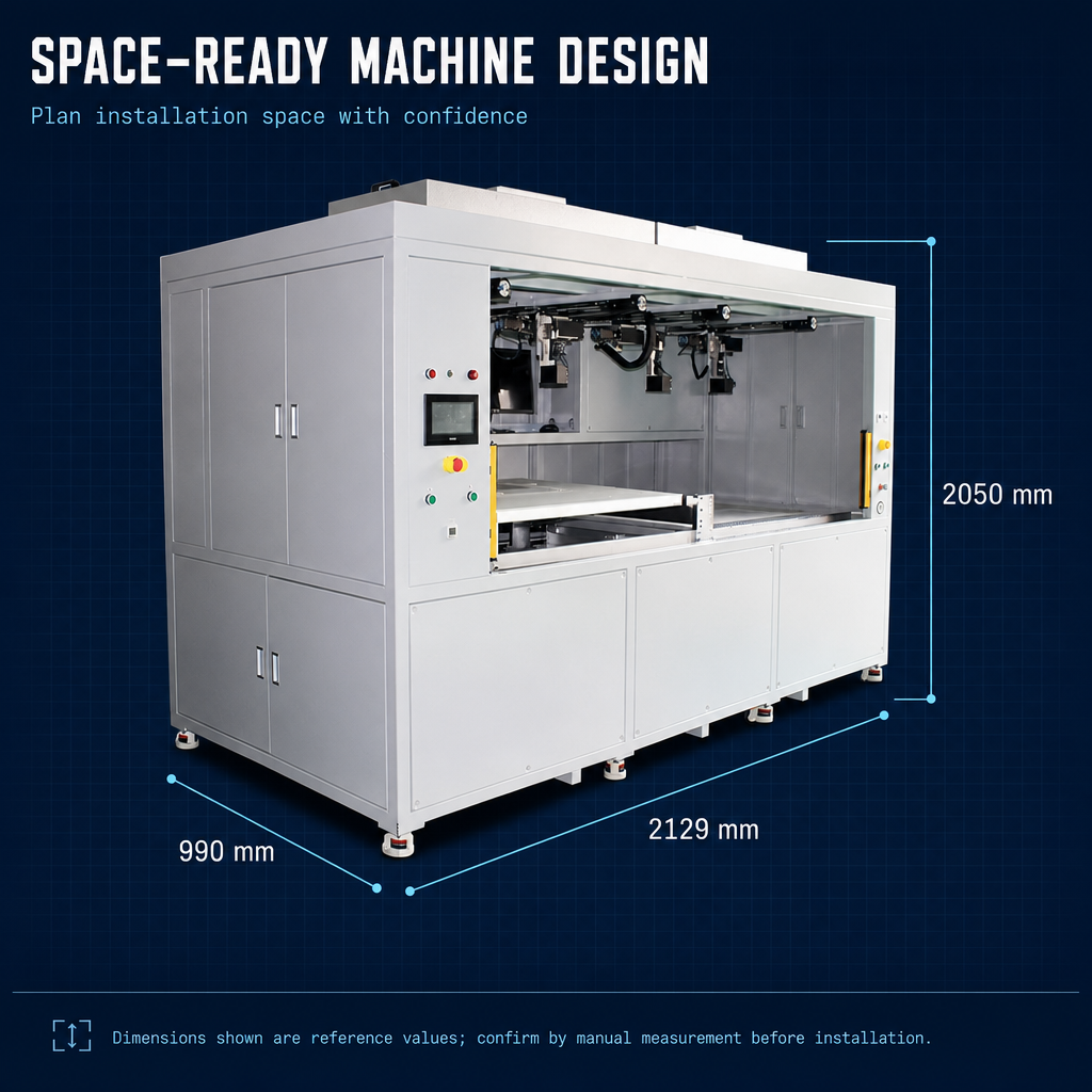 The 500×340 CCD/FFU Vacuum Film Laminating Machine