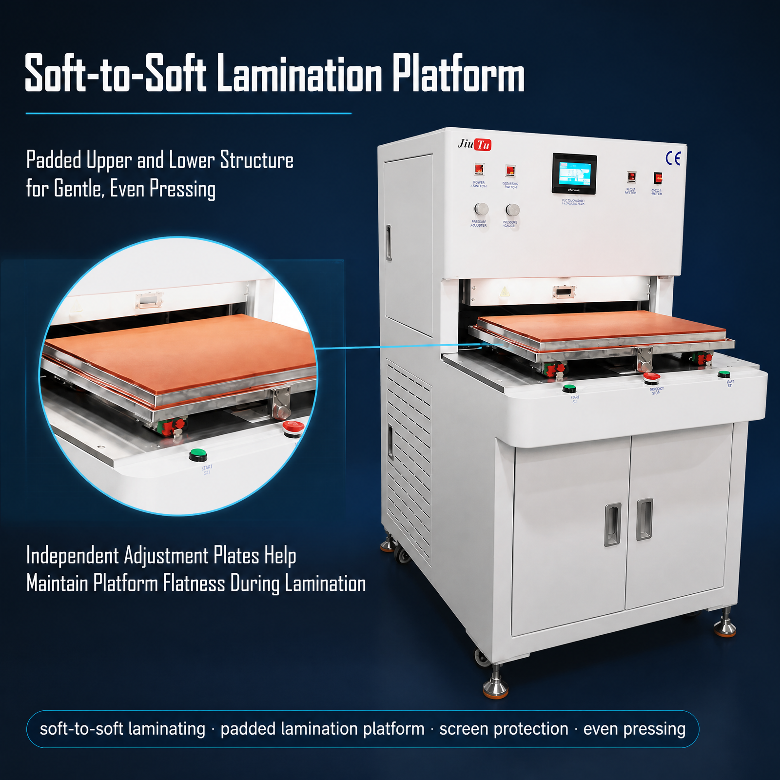 550×380 vacuum laminating machine