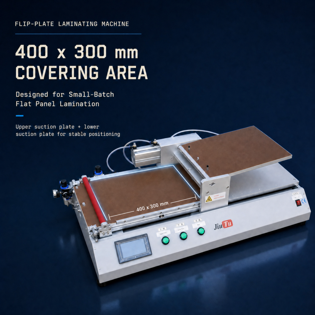 The 300×400 Flip-Plate Lower Roller Film Laminating Machine
