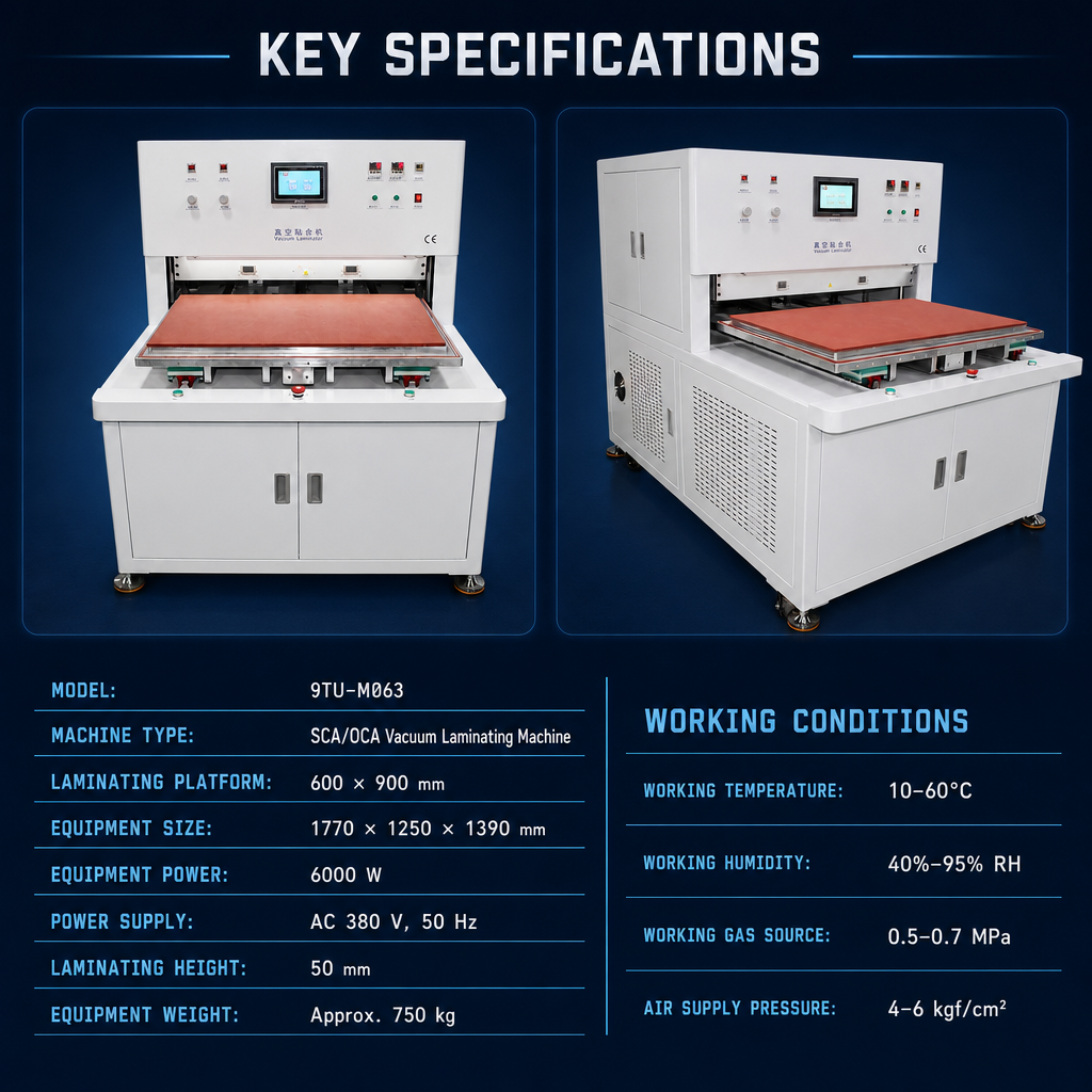 600X900 Vacuum laminating machine