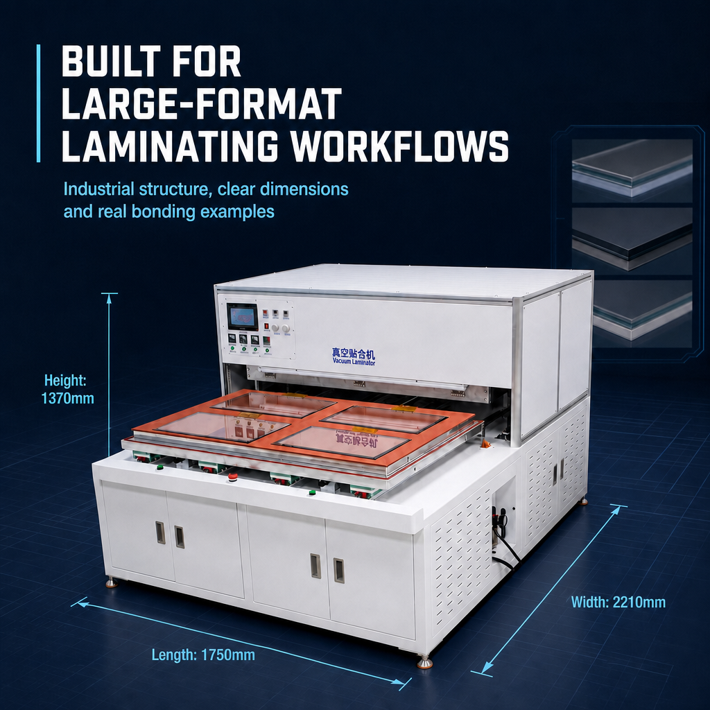 850x1350mm vacuum laminating machine