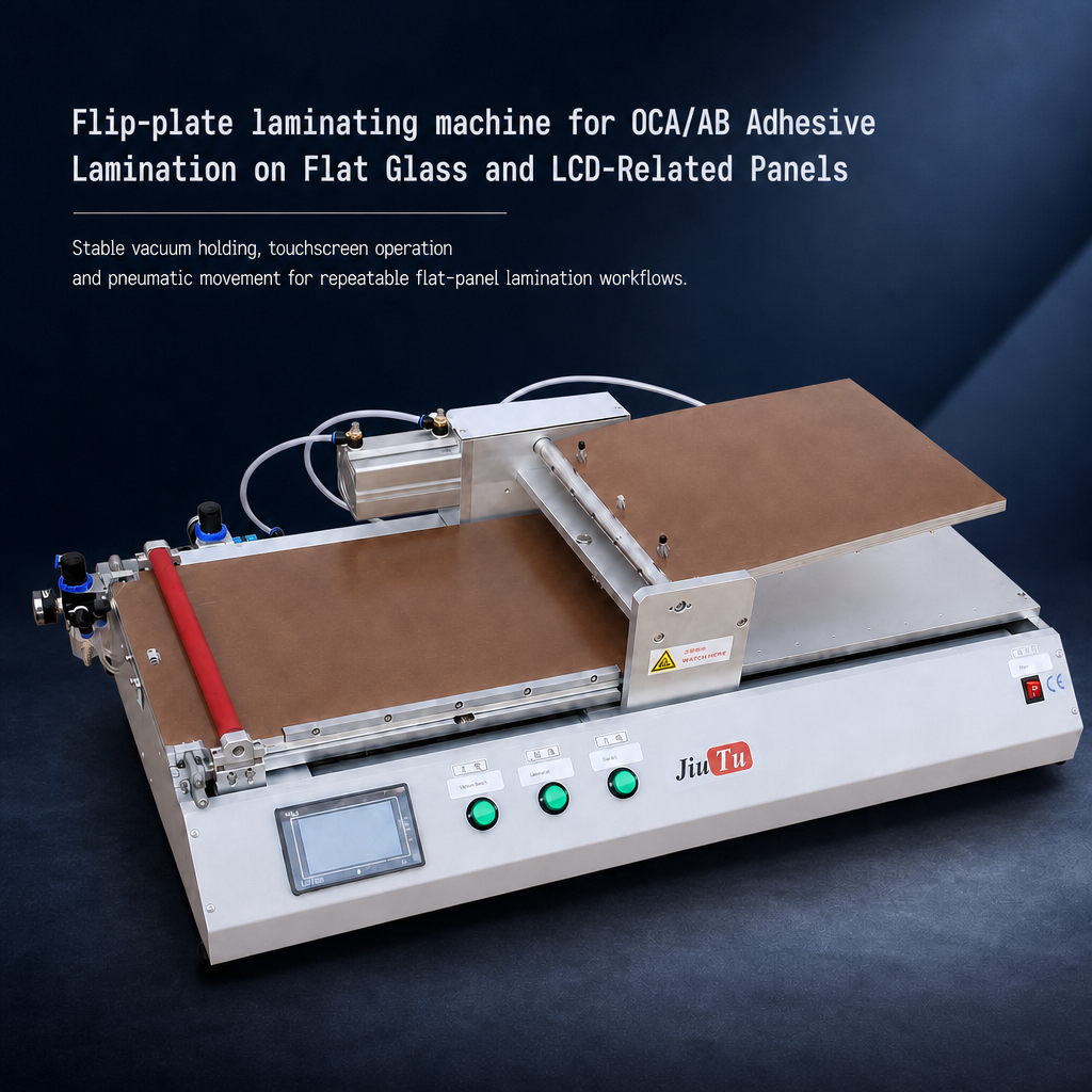 The 300×400 Flip-Plate Lower Roller Film Laminating Machine