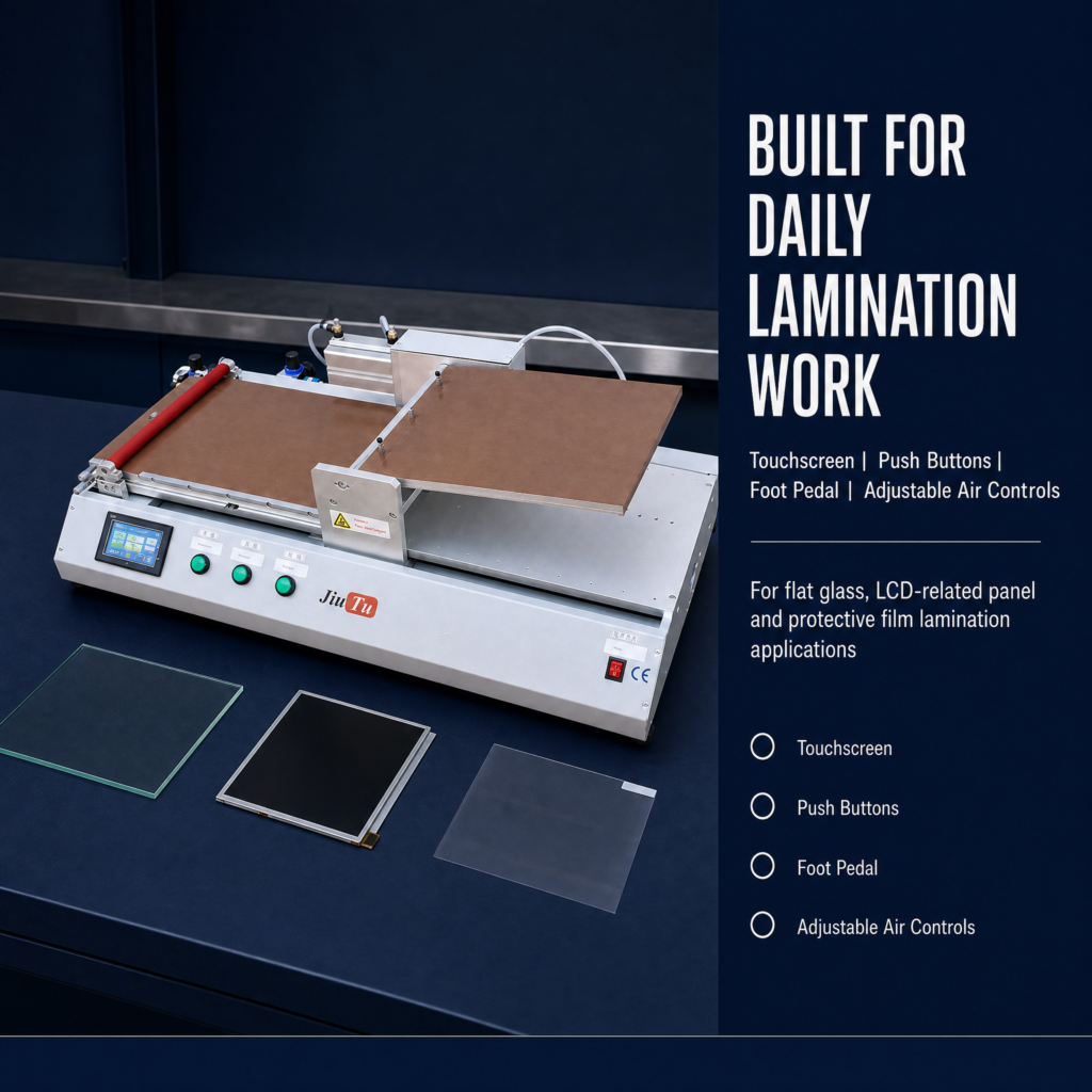 The 300×400 Flip-Plate Lower Roller Film Laminating Machine