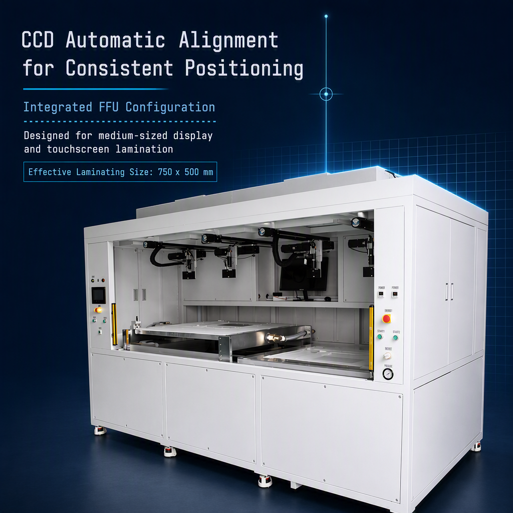 The 750×500 Laminating Machine with CCD/FFU