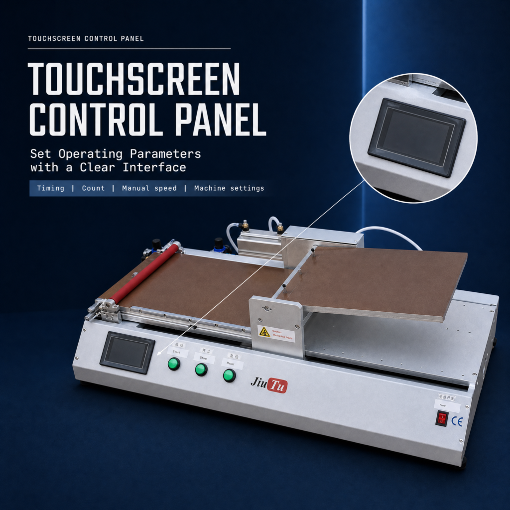 The 300×400 Flip-Plate Lower Roller Film Laminating Machine