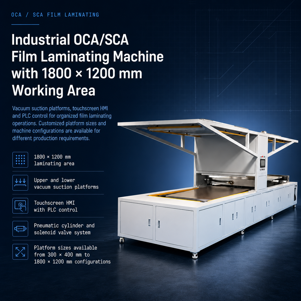 The 1200×1800 OCA/SCA Film Laminating Machine