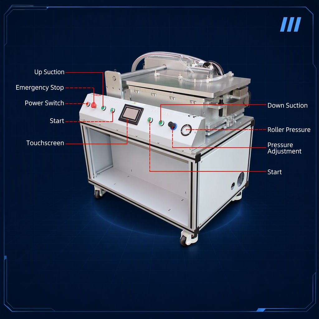 The 300×400 Mesh Film Laminating Machine