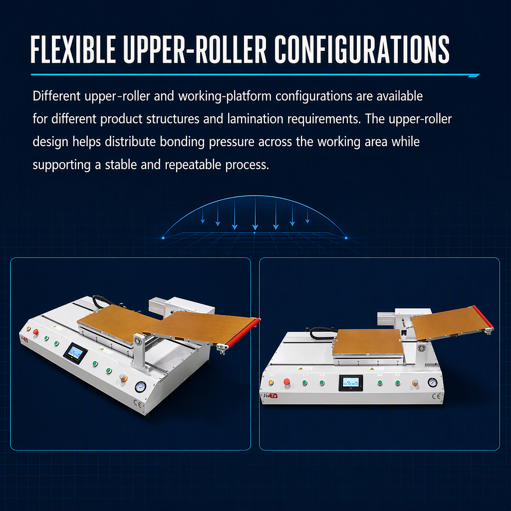 The 9TU-M068H upper roller film laminating machine