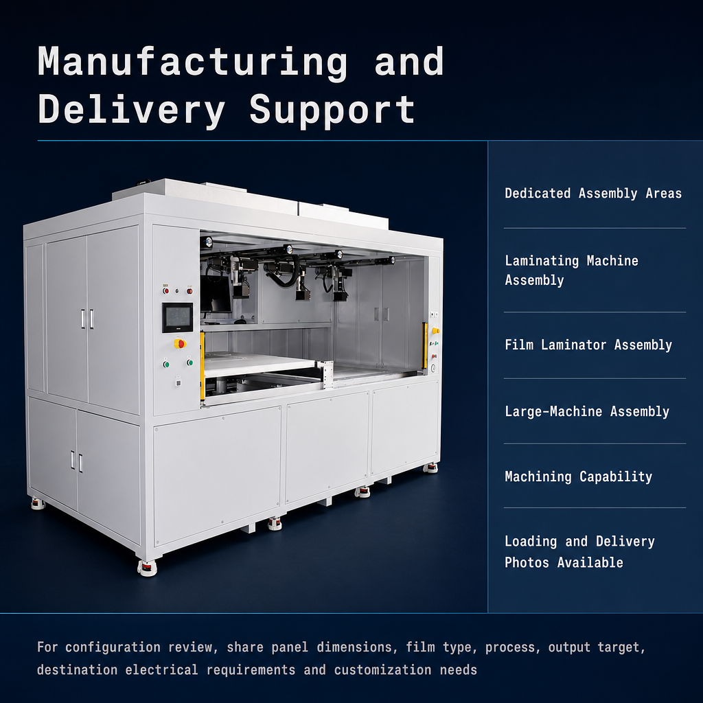 The 750×500 Laminating Machine with CCD/FFU