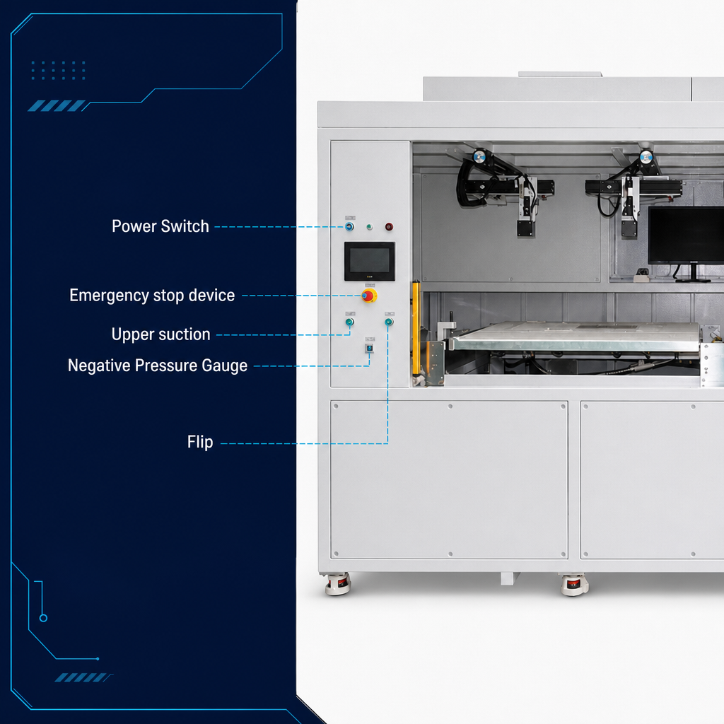 The 500×340 CCD/FFU Vacuum Film Laminating Machine