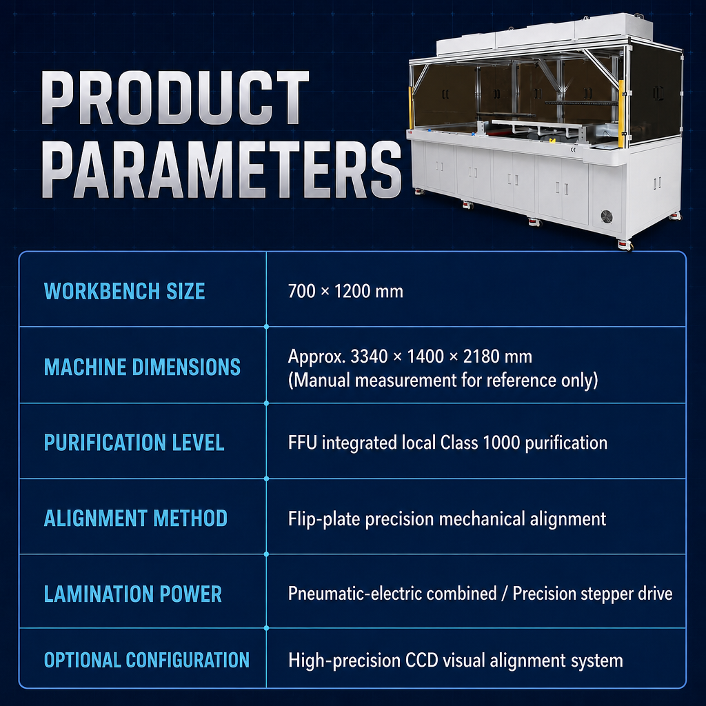 700×1200 Industrial FFU Flip-Type Film Laminating Machine