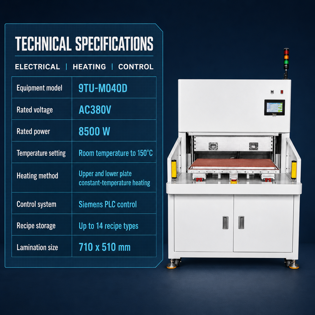 9TU-M040D industrial lamination processes