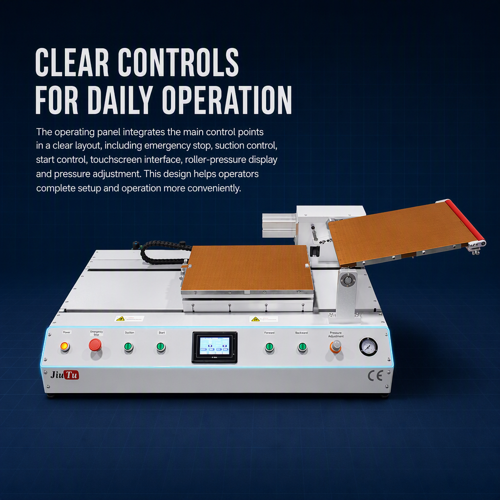 The 9TU-M068H upper roller film laminating machine