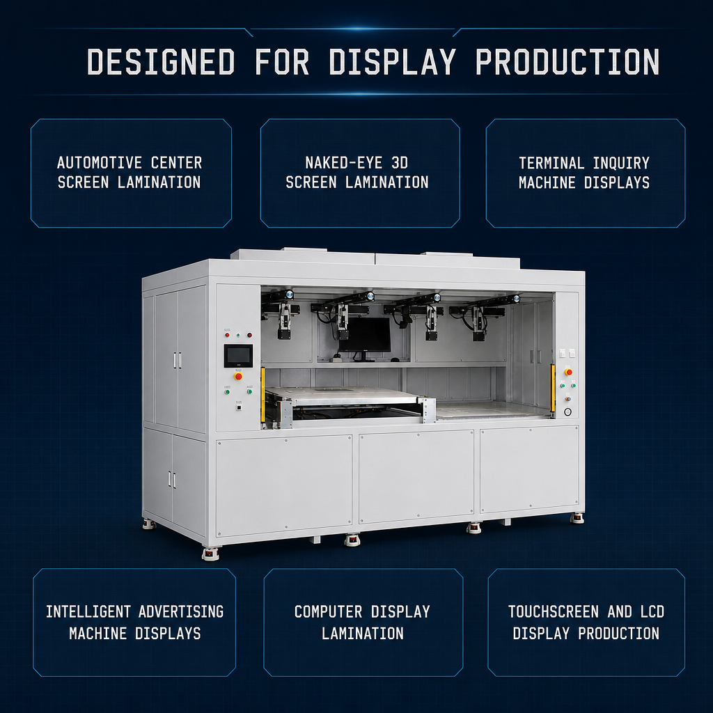The 750×500 Laminating Machine with CCD/FFU