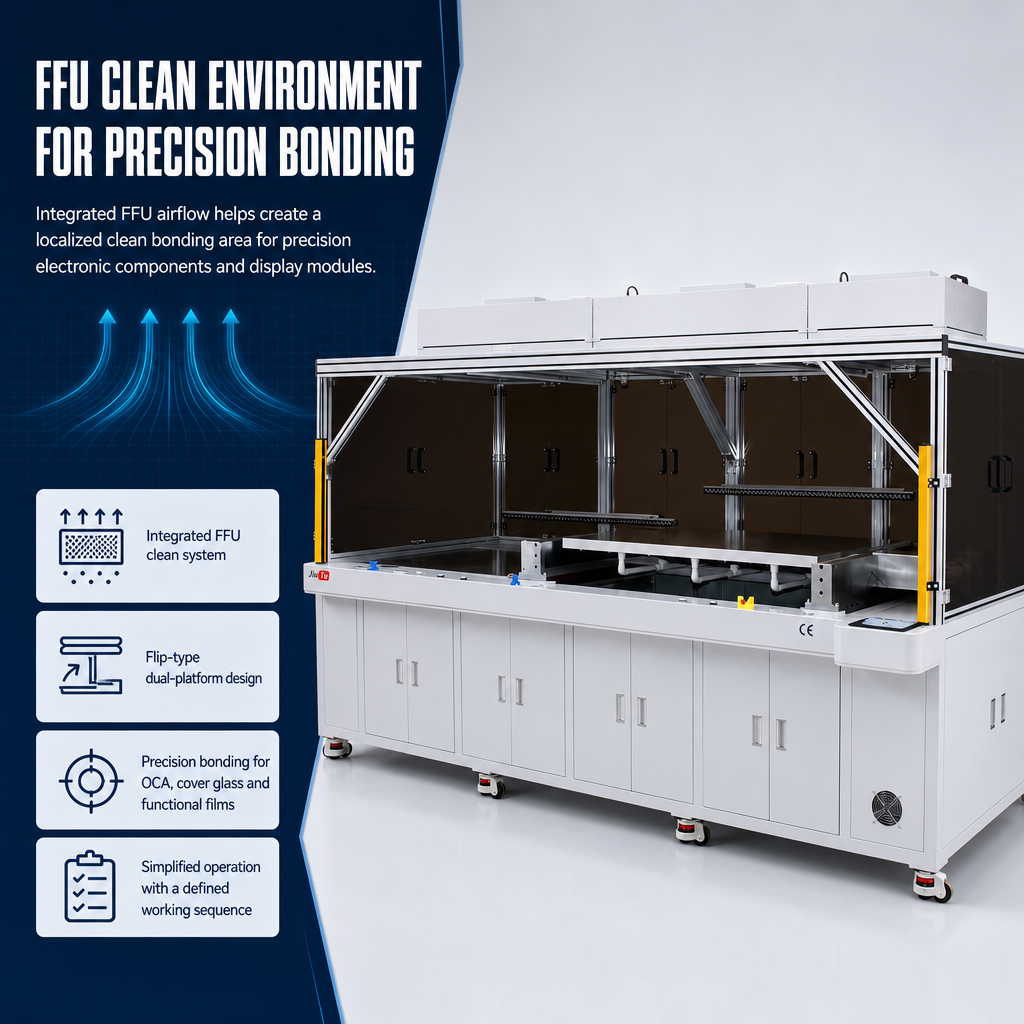 700×1200 Industrial FFU Flip-Type Film Laminating Machine