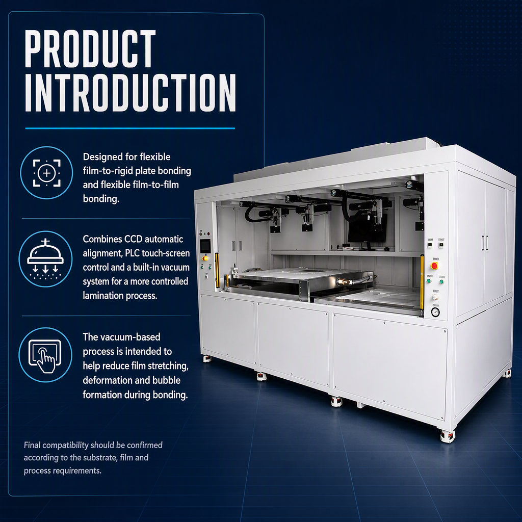 The 500×340 CCD/FFU Vacuum Film Laminating Machine