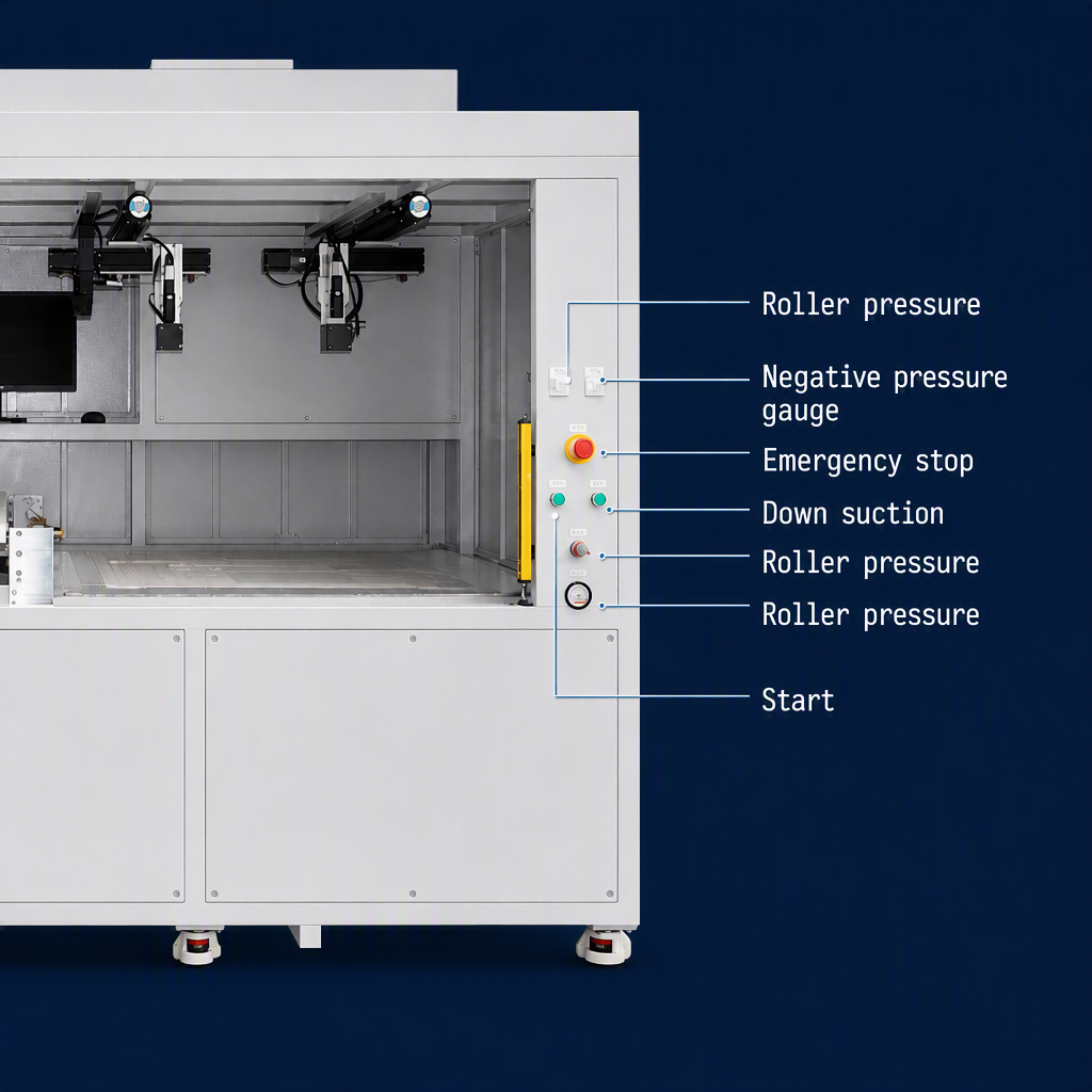 The 750×500 Laminating Machine with CCD/FFU