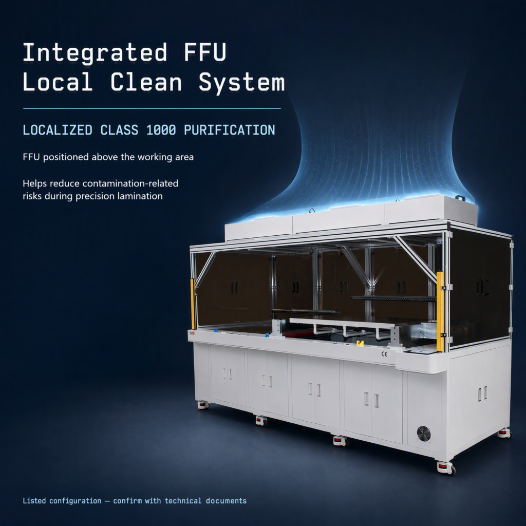700×1200 Industrial FFU Flip-Type Film Laminating Machine