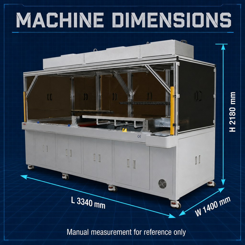 700×1200 Industrial FFU Flip-Type Film Laminating Machine